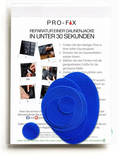 Miniatura 12 de Kit de parches de reparación autoadhesivos impermeables – Solución de 30 segundos para chaquetas de plumón, tiendas de campaña, sacos de dormir