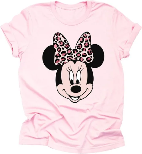 Miniatura 2 de Camisa de manga corta con estampado de leopardo y Minnie y retrato, camisa de safari