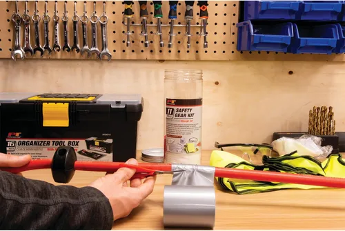 Miniatura 5 de Performance Tool W1763 Kit de seguridad esencial (11 piezas) - Herramientas de emergencia automotrices compactas y duraderas para tu automóvil
