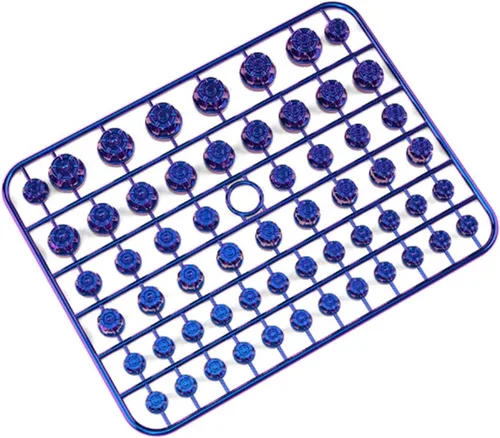 Miniatura 9 de LeosHi Juego de 58 piezas universales para tornillos de tuerca de motocicleta, ABS colorido, compatible con FZ1 FAZER FZ6 FZ6R FZ8 XJ6 MT-07 MT-09