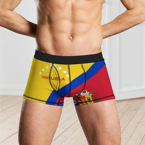 Miniatura 6 de Venezuela Flag Men's Underwear Boxer Briefs Soft No-Ride-Up Wicking Underpants