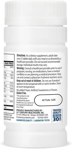 Miniatura 6 de 21st Century One Daily Men's 50+ Tablets, 100