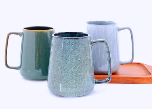 Miniatura 5 de Taza de café de cerámica de 24 onzas, taza de café con leche, taza de té para cacao, capuchino, latte, cereales, apta para lavavajillas, microondas