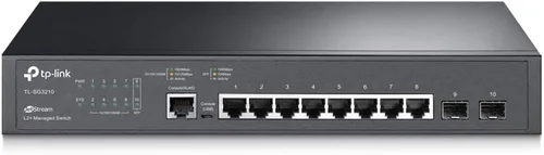 Miniatura 10 de TP-Link TL-SG2008 V3 8 puertos Gigabit Smart Managed Switch Omada SDN Integrado IPv6 Enrutamiento estático L2/L3/L4 QoS, IGMP y agregación
