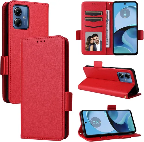 Miniatura 137 de Funda de piel sintética compatible con Motorola Moto E22 4G, funda de piel sintética compatible con Motorola Moto E22i 4G, color negro