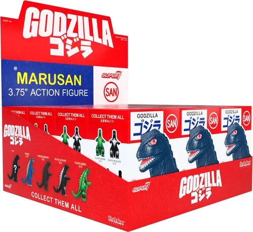 Miniatura 13 de Super7 Toho Godzilla Monster Island Caja Sorpresa - (Paquete de 12) Figuras de acción de Godzilla Toho de 3.75" Figuras coleccionables clásicas