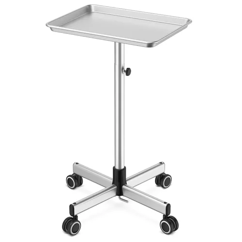 Miniatura 8 de Bandeja de salón para peluquería, carrito de salón para estilista de peluquería, carrito con ruedas, bandeja rodante de salón, estaciones de salón