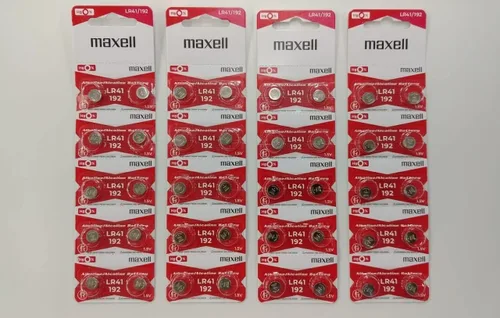 Miniatura 5 de 10 pilas alcalinas Maxell LR41 AG3 192 de 1.5 V