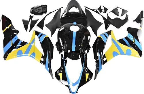 Miniatura 34 de Carenados Completos de Motocicleta de Inyección Negro Brillante Compatibles con Honda CBR 600 RR F5 2013 2014 2015 2016 2017 2018 2019 2020 CBR600RR