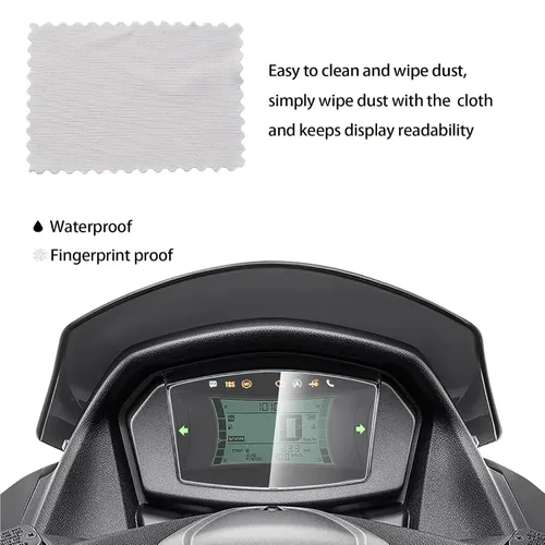 Miniatura 3 de Protector de pantalla de repuesto para tablero de instrumentos para Yamaha NMAX 155 NMAX155 2020 2021 2022
