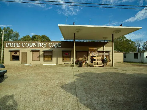 Foto histórica picórica - The Pope Country Cafe Near Batesville, Mississippi- Fine Art Photo Reporduction 14 in x 11 in