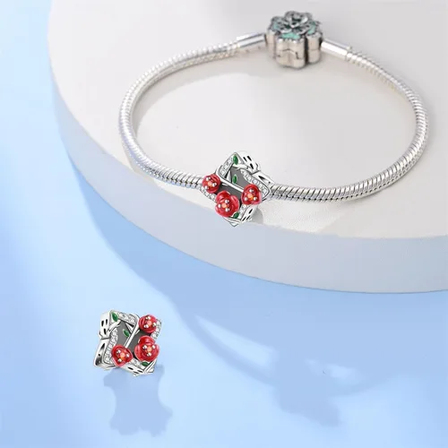 Miniatura 183 de KUNSIR Los abalorios se adaptan a pulseras Pandora para mujer, plata de ley 925, cuentas colgantes de joyería para niñas, dijes de feliz cumpleaños