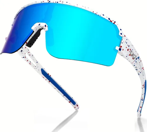 Miniatura 13 de FMY Gafas de sol polarizadas para ciclismo, lentes deportivos con protección UV400, para béisbol, correr, pescar, para hombres, mujeres y jóvenes