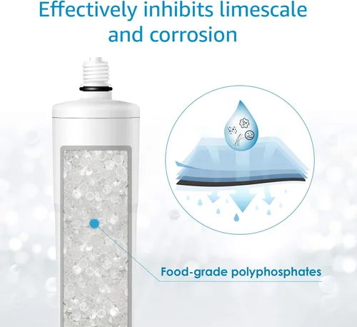 Miniatura 2 de AQUACREST AP431 Cartucho de repuesto para Aqua-Pure AP430SS, sistema de inhibición de básculas de agua para toda la casa, ayuda a prevenir