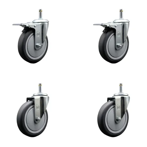 Miniatura 10 de Service Caster Marca – Compatible con/reemplazo para – Carritos de limpieza de conserje – Se adapta a la mayoría de carritos de limpieza Rubbermaid