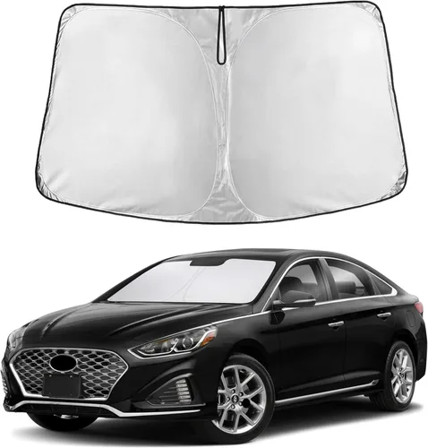 Miniatura 275 de EcoNour Parasol para parabrisas compatible con Hyundai Tucson 2016-2019 2020 2021, visera solar para parabrisas delantero y ventana, bloqueador