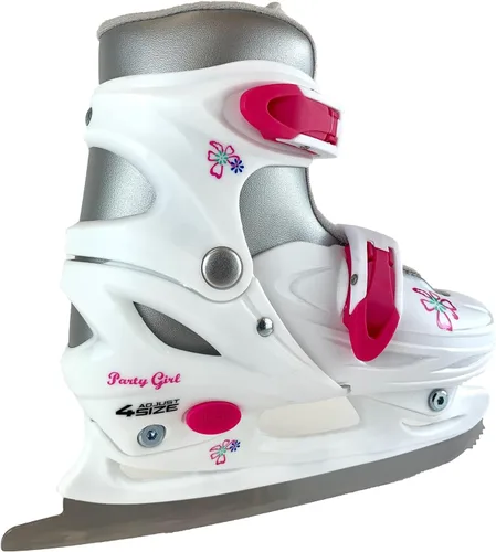 Miniatura 3 de American Athletic Party Girl Ice Skates for Girls - Adjustable Kid’s Figure Skates with Hard Shell Support, Padded Lining, Stainless Steel Blades