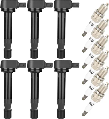 Miniatura 25 de OCPTY Paquete de bobinas de encendido y bujías para Lexus GS430 4.3L/V8, 2003-2009 para Toyota 4Runner 4.7L/V8#UF230, juego de 8 bobinas