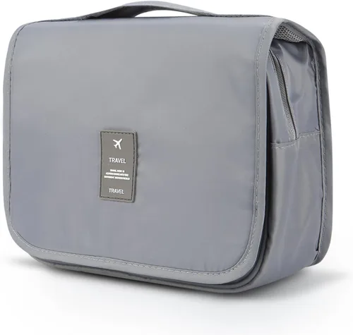 Miniatura 11 de Bolsa de aseo colgante Mossio - Organizador de viaje grande para cosméticos y maquillaje para hombres y mujeres con gancho resistente
