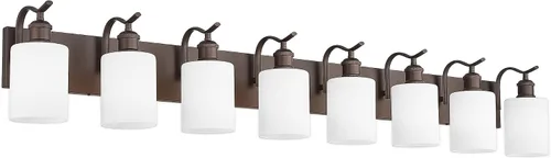 Miniatura 36 de Lámpara de tocador de baño de 3 luces, aplique de pared de níquel cepillado, lámpara de baño moderna con vidrio transparente, VL01BN-3 Níquel