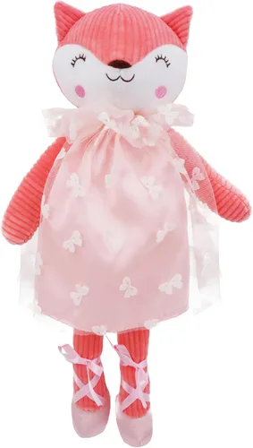 Miniatura 13 de June Garden Muñeca bailarina personalizada de 16 pulgadas, Monica, muñeca de ballet de felpa impresa con nombre personalizado para niñas, regalo
