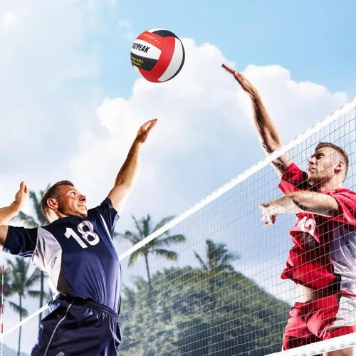 Miniatura 7 de RUN2PEAK Setter Training Volleyball Official Size 5 Volleyballs Heavy Weight Ball PU Practice Volley Balls for Indoor Rebounder Equipment Setters