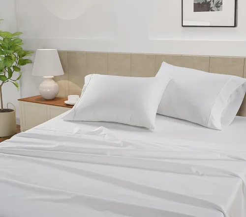 Miniatura 4 de LANE LINEN - Sábanas tamaño Split King para cama ajustable, 450 hilos, 100% algodón, 2 sábanas bajeras individuales XL, con bolsillo profundo, 01