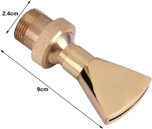 Miniatura 5 de Pilipane Boquilla de fuente, rociador de fuente, 1/2 DN15 y 3/4 DN20 de latón en forma de ventilador de fuente de boquilla rociadora para estanque