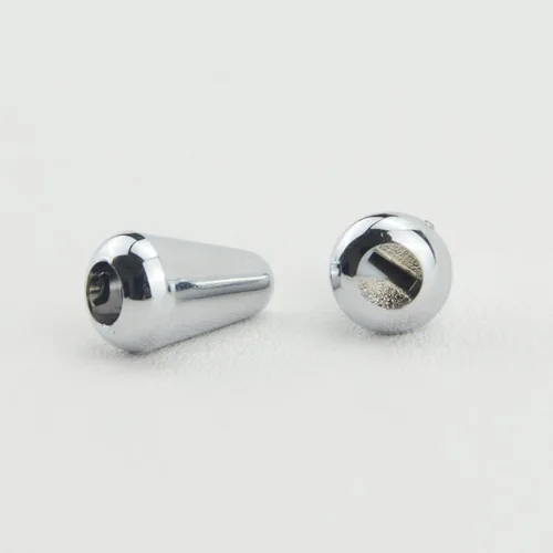 Miniatura 5 de Tapas de perilla plateadas para guitarra eléctrica, interruptores selectores de palanca de 5 vías (paquete de 2)