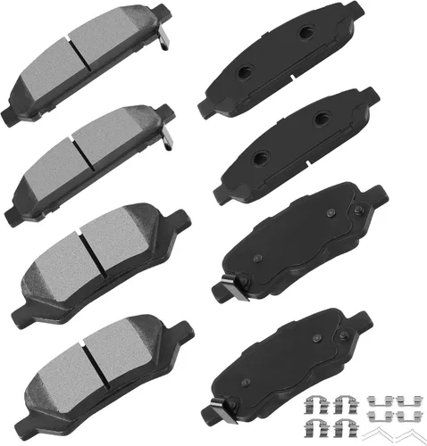 Miniatura 20 de cciyu - Juego de pastillas de freno de cerámica profesionales delanteras - Para Geo Prizm (1993-1997), Toyota Camry (1992-2001), Celica (1994-1997)
