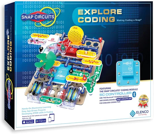 Miniatura 8 de Snap Circuits Explore Coding, juguete de construcción STEM para edades de 8 a 108 años, exclusivo de Amazon