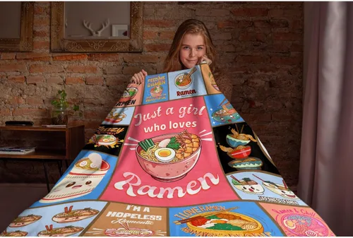 Miniatura 5 de Manta de cerveza de regalo para niñas, niños y adultos, manta de franela súper suave para sofá, cama, campamento y viajes, decoración cálida