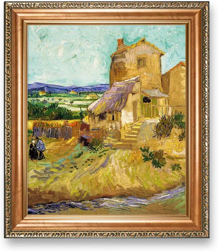 Miniatura 274 de A&T ARTWORK Noche estrellada sobre el Ródano de Vincent Van Gogh. Tamaño del marco: 36 x 30 pulgadas, tamaño de la imagen: 30 x 24 pulgadas