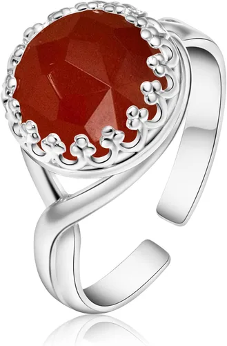 Miniatura 42 de 925 Sterling Silver Gemstone Rings for Women - Anniversary Rings for Women - Sterling Silver Rings for Women - Dainty Sterling Silver Rings
