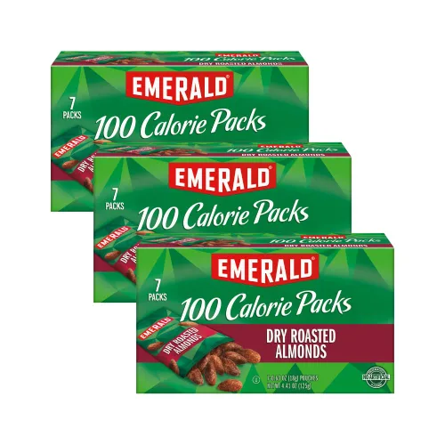 Miniatura 13 de Emerald Nueces secas de almendras tostadas, paquetes de 100 calorías, 7 unidades (paquete de 2)