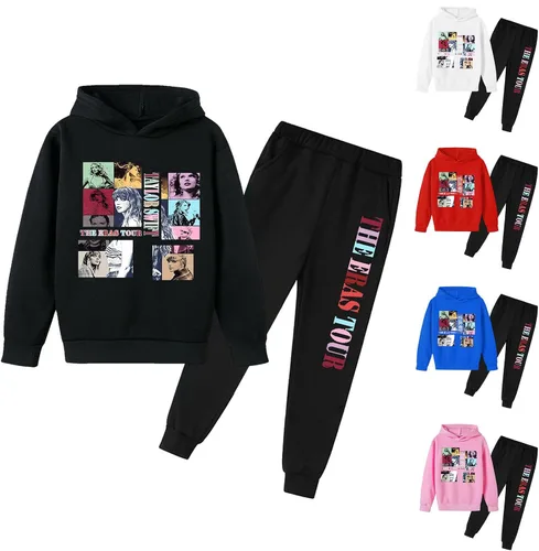 Miniatura 2 de AneiDa Chándal 1989 para niñas de 3 a 12 años, divertido regalo con capucha para amantes de la música Tayler, sudadera con capucha para niños