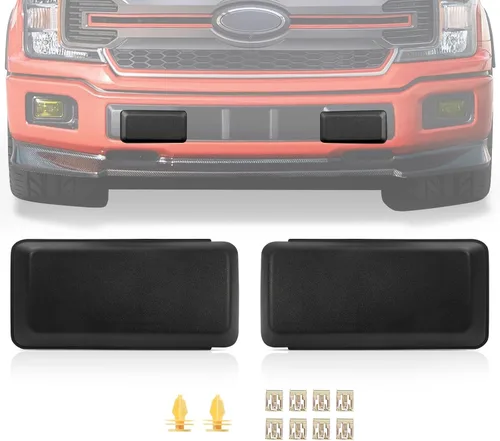 2 protectores de parachoques delantero F150 compatibles con Ford F-150 2018 2019 2020 Reemplazo # JL3Z17E810AB para el lado delantero izquierdo del