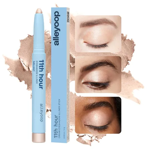 Miniatura 2 de ALLEYOOP Barra de Sombra de Ojos en Crema Impermeable Hora 11 – Lápiz de Sombra de Ojos y Delineador de Larga Duración, Barra de Crema a Polvo