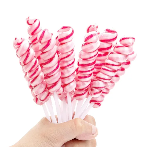 Miniatura 12 de Paletas para el día de San Valentín, paletas rojas trenzadas envueltas individualmente a granel, con temática de San Valentín para recuerdos