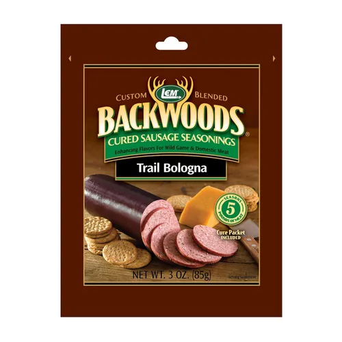 Miniatura 16 de LEM Products Backwoods Bratwurst – Salchicha curada con condimento, ideal para caza silvestre y carne doméstica, sazona hasta 25 libras de carne