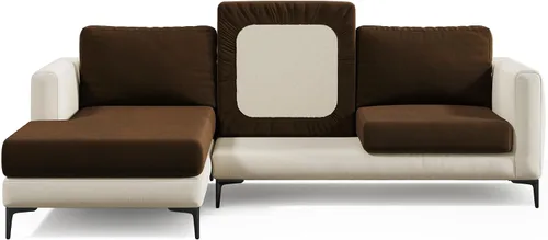 Miniatura 8 de Nolan Interior Funda mágica para sofá, funda de terciopelo para sofá de asiento, a prueba de mascotas, fácil de instalar, funda elástica, pequeña