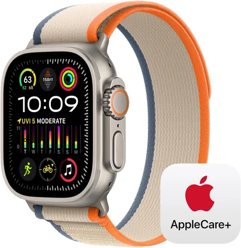 Miniatura 12 de Apple Watch Ultra 2 [GPS + Celular 49mm] Smartwatch con carcasa de titanio resistente y correa Alpine Loop Indigo pequeña. Rastreador de fitness
