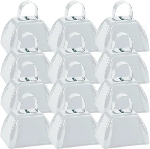 Miniatura 5 de Fun Express Cencerros azules de color liso, esenciales para eventos deportivos, eventos escolares, reuniones y fiestas, perfectos para celebraciones