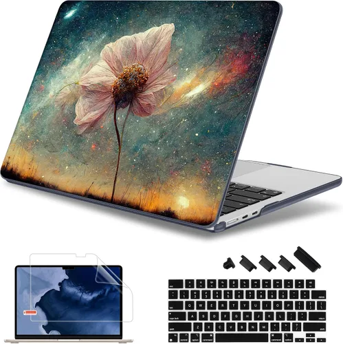 Miniatura 13 de May Chen para M4 MacBook Air de 13.6 pulgadas Funda 2025 2024 2023 2022 Modelos: A3240 A3113 M3 A2681 M2, Carcasa de plástico rígido para MacBook