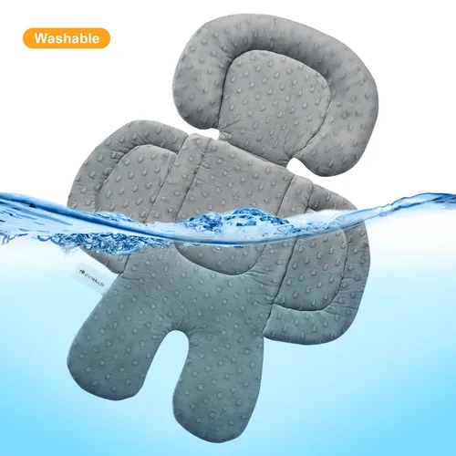 Miniatura 8 de Innokids 2 en 1 - Inserto reversible para asiento de automóvil para recién nacido (beige/gris)