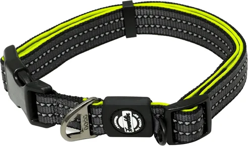 Miniatura 10 de Franklin Pet Supply Co. - Collar de nailon para perro, comodidad reflectante, ajuste, neopreno, ajustable, pequeño, mediano, grande, cachorro, Negro