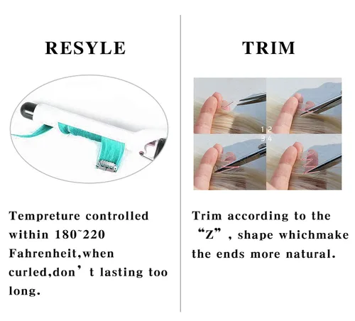 Miniatura 4 de Rhyme 8 extensiones de cabello de colores con clip de 21 pulgadas para niñas y mujeres, accesorios para el cabello, pelucas, postizos, regalo