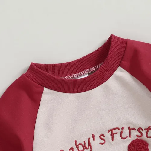 Miniatura 72 de FYBITBO Ropa de bebé niño niña Santa manga larga mono mameluco recién nacido primera Navidad traje de una pieza