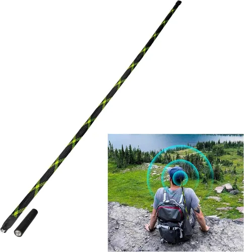 Miniatura 9 de Bingfu Antena de radio plegable CS táctica SMA hembra jamón 2 unidades de doble banda VHF UHF 136-520MHz 31 pulgadas antena para Baofeng BF-F8HP