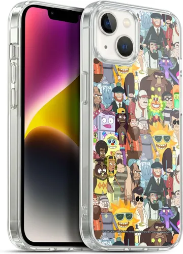 Miniatura 78 de Head Case Designs Funda de gel con licencia oficial de Rick and Morty Aliens Season 3 [protección de grado militar] compatible con Apple iPhone 12